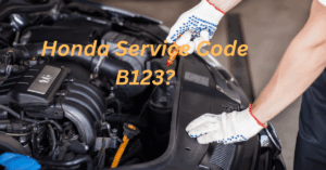 honda service code b123